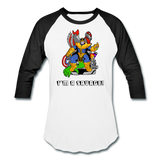 Character #50 Baseball T-Shirt - white/black