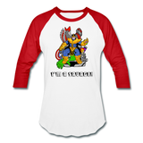 Character #50 Baseball T-Shirt - white/red