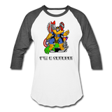 Character #50 Baseball T-Shirt - white/charcoal