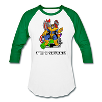 Character #50 Baseball T-Shirt - white/kelly green