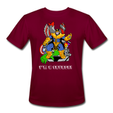 Character #50 Men’s Moisture Wicking Performance T-Shirt - burgundy