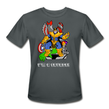 Character #50 Men’s Moisture Wicking Performance T-Shirt - charcoal