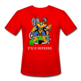 Character #50 Men’s Moisture Wicking Performance T-Shirt - red