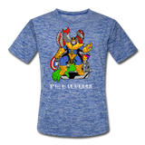 Character #50 Men’s Moisture Wicking Performance T-Shirt - heather blue