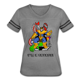 Character #50 Women’s Vintage Sport T-Shirt - heather gray/charcoal