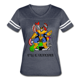 Character #50 Women’s Vintage Sport T-Shirt - vintage navy/white