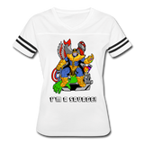 Character #50 Women’s Vintage Sport T-Shirt - white/black