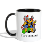 Character #50 Contrast Coffee Mug - white/black