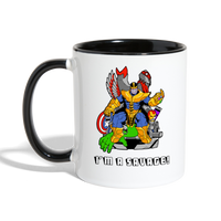 Character #50 Contrast Coffee Mug - white/black