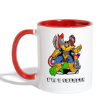Character #50 Contrast Coffee Mug - white/red
