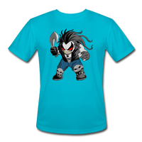 Character #51 Men’s Moisture Wicking Performance T-Shirt - turquoise