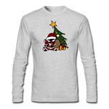 Character #52 Men's Long Sleeve T-Shirt by Next Level - heather gray