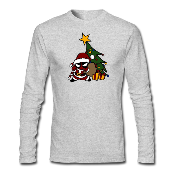 Character #52 Men's Long Sleeve T-Shirt by Next Level - heather gray