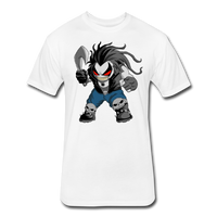 Character #51 Fitted Cotton/Poly T-Shirt by Next Level - white