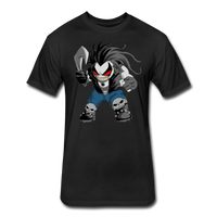 Character #51 Fitted Cotton/Poly T-Shirt by Next Level - black