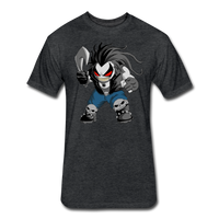 Character #51 Fitted Cotton/Poly T-Shirt by Next Level - heather black