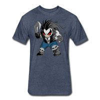 Character #51 Fitted Cotton/Poly T-Shirt by Next Level - heather navy
