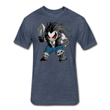 Character #51 Fitted Cotton/Poly T-Shirt by Next Level - heather navy