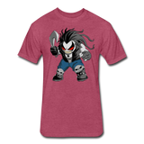 Character #51 Fitted Cotton/Poly T-Shirt by Next Level - heather burgundy