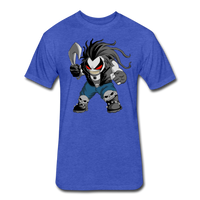 Character #51 Fitted Cotton/Poly T-Shirt by Next Level - heather royal