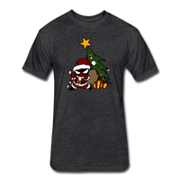 Character #52 Fitted Cotton/Poly T-Shirt by Next Level - heather black