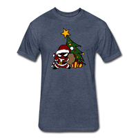Character #52 Fitted Cotton/Poly T-Shirt by Next Level - heather navy