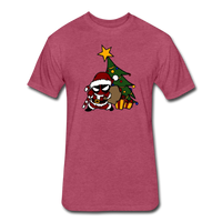 Character #52 Fitted Cotton/Poly T-Shirt by Next Level - heather burgundy