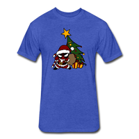 Character #52 Fitted Cotton/Poly T-Shirt by Next Level - heather royal