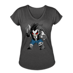 Character #51 Women's Tri-Blend V-Neck T-Shirt - deep heather