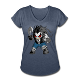 Character #51 Women's Tri-Blend V-Neck T-Shirt - navy heather