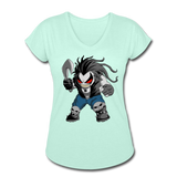 Character #51 Women's Tri-Blend V-Neck T-Shirt - mint