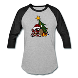 Character #52 Baseball T-Shirt - heather gray/black