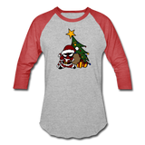 Character #52 Baseball T-Shirt - heather gray/red