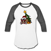 Character #52 Baseball T-Shirt - white/charcoal