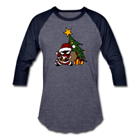 Character #52 Baseball T-Shirt - heather blue/navy