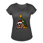 Character #52 Women's Tri-Blend V-Neck T-Shirt - deep heather