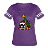 Character #52 Women’s Vintage Sport T-Shirt - vintage purple/white