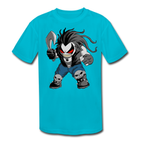Character #51 Kids' Moisture Wicking Performance T-Shirt - turquoise