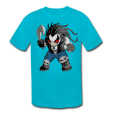 Character #51 Kids' Moisture Wicking Performance T-Shirt - turquoise