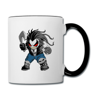 Character #51 Contrast Coffee Mug - white/black