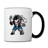 Character #51 Contrast Coffee Mug - white/black