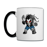 Character #51 Contrast Coffee Mug - white/black