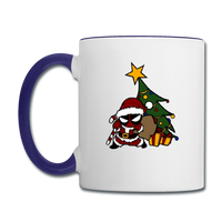 Character #52 Contrast Coffee Mug - white/cobalt blue