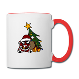 Character #52 Contrast Coffee Mug - white/red