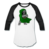 Character #53 Baseball T-Shirt - white/black