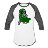 Character #53 Baseball T-Shirt - white/charcoal