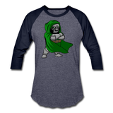 Character #53 Baseball T-Shirt - heather blue/navy