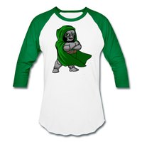 Character #53 Baseball T-Shirt - white/kelly green