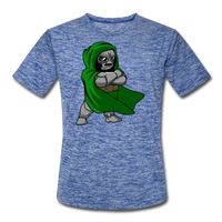 Character #53 Men’s Moisture Wicking Performance T-Shirt - heather blue