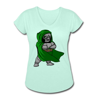 Character #53 Women's Tri-Blend V-Neck T-Shirt - mint